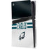 NFL Philadelphia Eagles White Striped PS5 Pro Disk Console Skin
