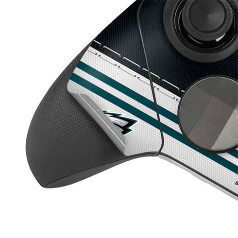 NFL Philadelphia Eagles White Striped Xbox Elite Wireless Controller Series 2 Skin
