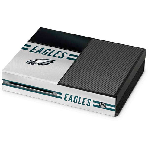 NFL Philadelphia Eagles White Striped Xbox One Skins