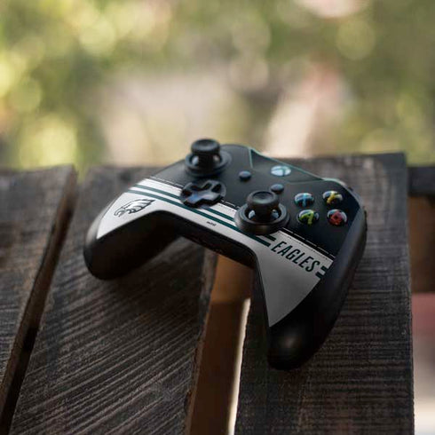 NFL Philadelphia Eagles White Striped Xbox One S All-Digital Edition Bundle Skin