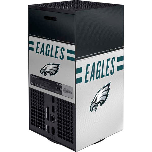 NFL Philadelphia Eagles White Striped Xbox Series X Bundle Skin