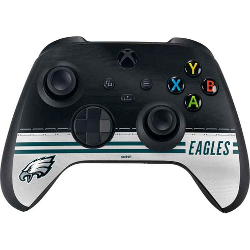 NFL Philadelphia Eagles White Striped Xbox Series X Bundle Skin