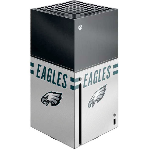 NFL Philadelphia Eagles White Striped Xbox Series X Skins