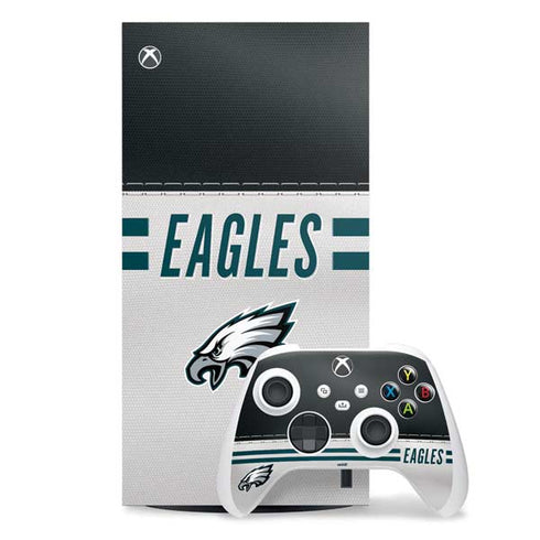 NFL Philadelphia Eagles White Striped Xbox Series X Skins