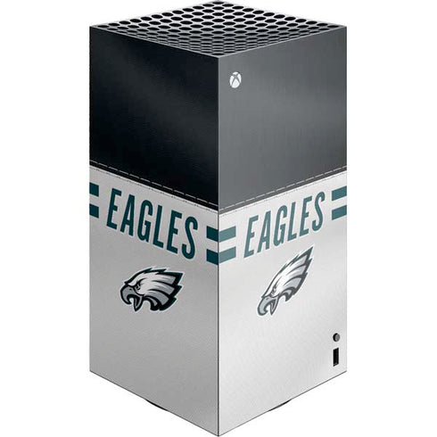 NFL Philadelphia Eagles White Striped XBox Series X Digital Edition Console Skin