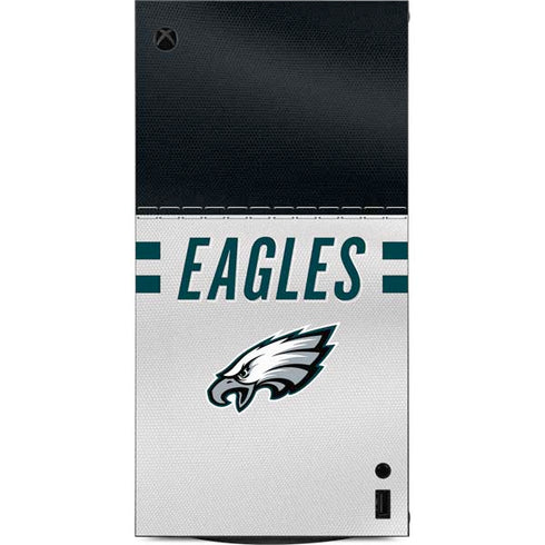 NFL Philadelphia Eagles White Striped XBox Series X Digital Edition Console Skin