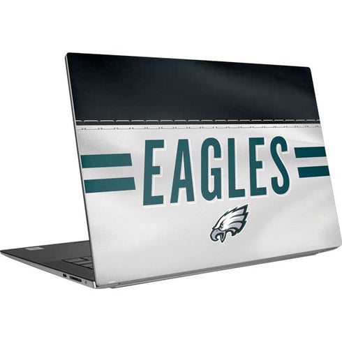 NFL Philadelphia Eagles White Striped Dell XPS Skin