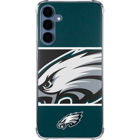 NFL Philadelphia Eagles Zone Block Galaxy A35 5G Clear Case