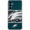 NFL Philadelphia Eagles Zone Block Galaxy A55 5G Clear Case