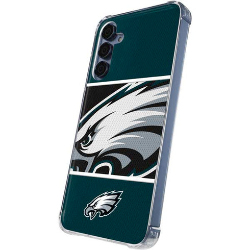 NFL Philadelphia Eagles Zone Block Galaxy A55 5G Clear Case