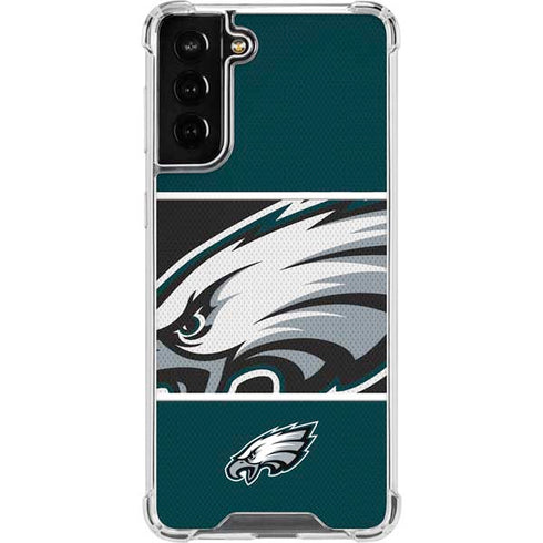 NFL Philadelphia Eagles Zone Block Galaxy S22 Plus Clear Case