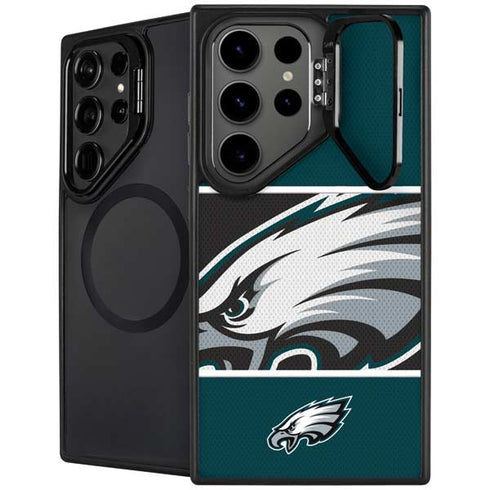 NFL Philadelphia Eagles Zone Block Galaxy S24 Ultra Kickstand Case