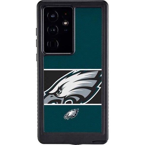 NFL Philadelphia Eagles Zone Block Galaxy S24 Ultra Waterproof Case