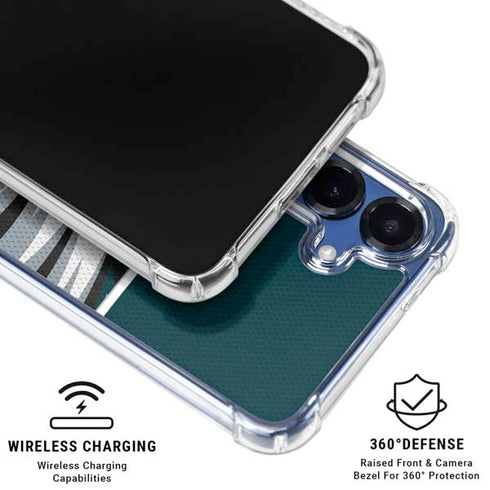 NFL Philadelphia Eagles Zone Block Galaxy S25 Plus Clear Case