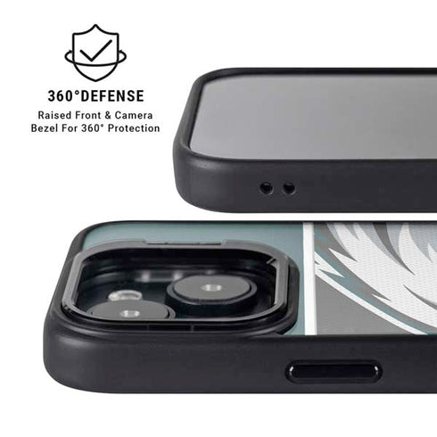 NFL Philadelphia Eagles Zone Block iPhone 14 Kickstand Case