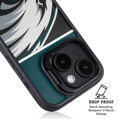 NFL Philadelphia Eagles Zone Block iPhone 14 Plus Kickstand Case
