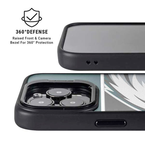 NFL Philadelphia Eagles Zone Block iPhone 14 Pro Kickstand Case