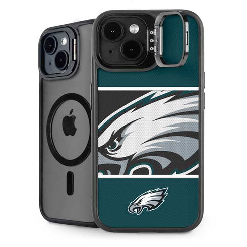 NFL Philadelphia Eagles Zone Block iPhone 15 Plus Kickstand Case