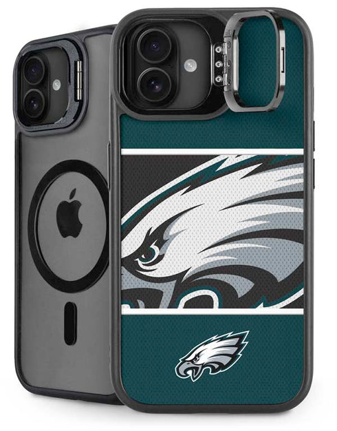 NFL Philadelphia Eagles Zone Block iPhone 16 Plus Kickstand Case