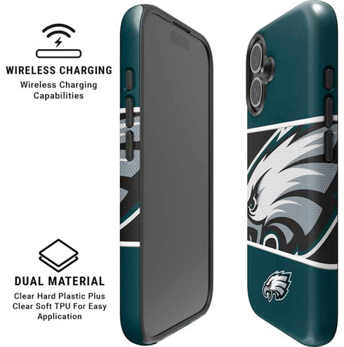 NFL Philadelphia Eagles Zone Block iPhone 16 Plus Magsafe Impact Case