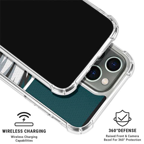 NFL Philadelphia Eagles Zone Block iPhone 16 Pro Max Clear Case