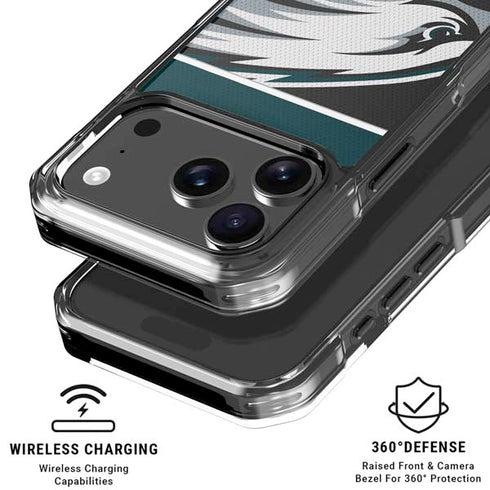 NFL Philadelphia Eagles Zone Block iPhone 18 Pro Clear Case