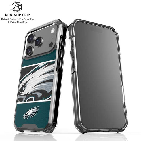 NFL Philadelphia Eagles Zone Block iPhone 18 Pro Clear Case
