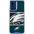 NFL Philadelphia Eagles Zone Block Moto G 5G (2024) Clear Case
