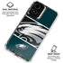 NFL Philadelphia Eagles Zone Block Moto G Power 5G (2024) Clear Case