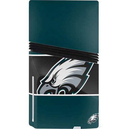 NFL Philadelphia Eagles Zone Block PS5 Pro Disk Console Skin