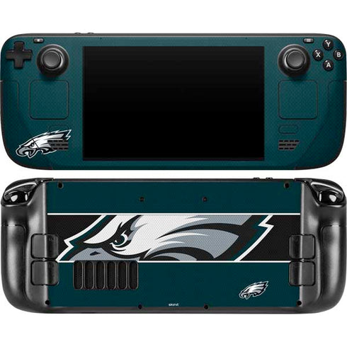 NFL Philadelphia Eagles Zone Block Steam Deck Handheld Gaming Computer OLED Skin