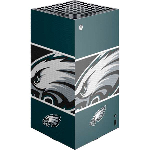 NFL Philadelphia Eagles Zone Block XBox Series X Digital Edition Console Skin