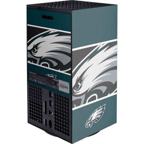 NFL Philadelphia Eagles Zone Block XBox Series X Digital Edition Console Skin