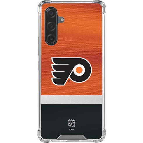 NHL Philadelphia Flyers Alternate Jersey Galaxy A17 Clear Case