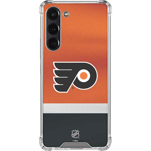 NHL Philadelphia Flyers Alternate Jersey Galaxy S24 FE Clear Case