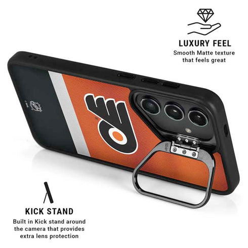 NHL Philadelphia Flyers Alternate Jersey Galaxy S25 Kickstand Case