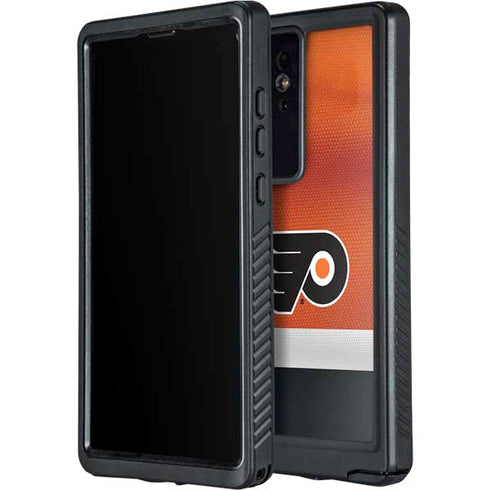 NHL Philadelphia Flyers Alternate Jersey Galaxy S24 Ultra Waterproof Case