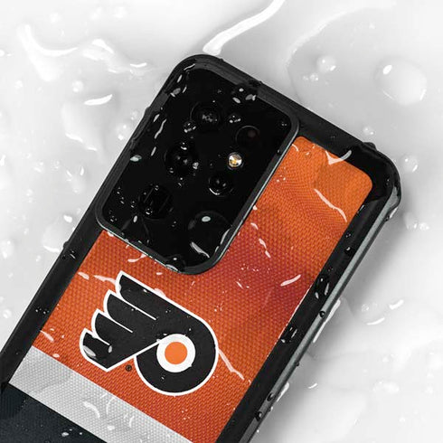 NHL Philadelphia Flyers Alternate Jersey Galaxy S24 Ultra Waterproof Case