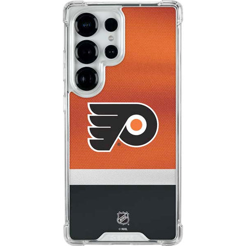 NHL Philadelphia Flyers Alternate Jersey Galaxy S25 Ultra Clear Case