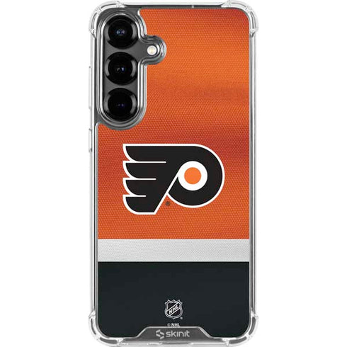 NHL Philadelphia Flyers Alternate Jersey Galaxy S26 Plus Clear Case