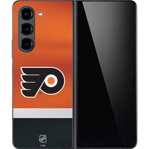 NHL Philadelphia Flyers Alternate Jersey Galaxy Z Fold5 5G Skin