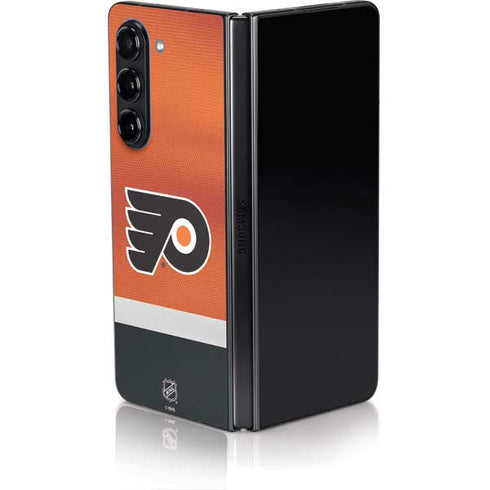 NHL Philadelphia Flyers Alternate Jersey Galaxy Z Fold5 5G Skin