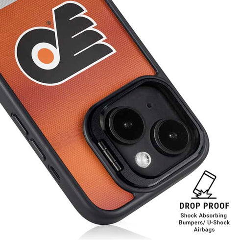 NHL Philadelphia Flyers Alternate Jersey iPhone 14 Plus Kickstand Case