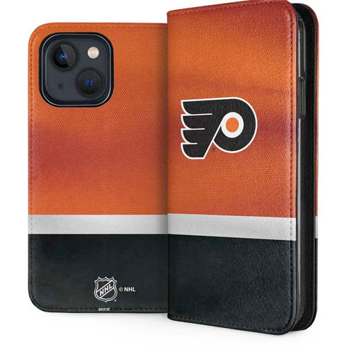 NHL Philadelphia Flyers Alternate Jersey iPhone 15 Folio Case