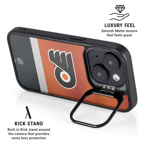 NHL Philadelphia Flyers Alternate Jersey iPhone 15 Kickstand Case