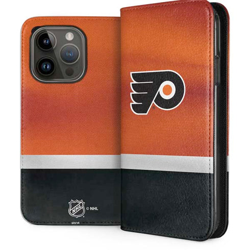 NHL Philadelphia Flyers Alternate Jersey iPhone 15 Pro Folio Case