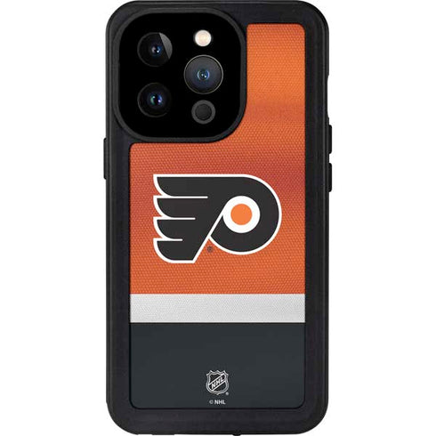 NHL Philadelphia Flyers Alternate Jersey iPhone 15 Pro Waterproof Case