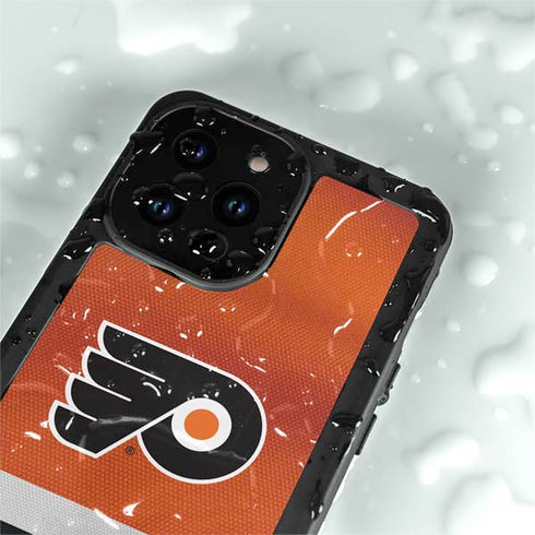 NHL Philadelphia Flyers Alternate Jersey iPhone 15 Pro Waterproof Case