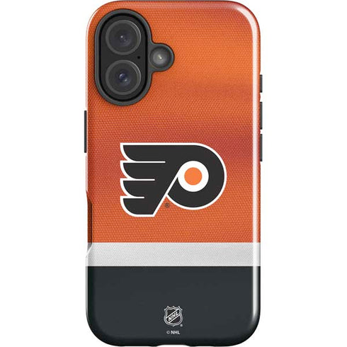 NHL Philadelphia Flyers Alternate Jersey iPhone 16 Plus Impact Case