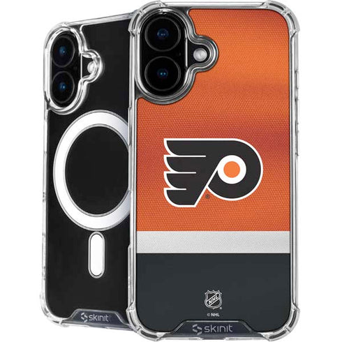 NHL Philadelphia Flyers Alternate Jersey iPhone 16 Plus MagSafe Case